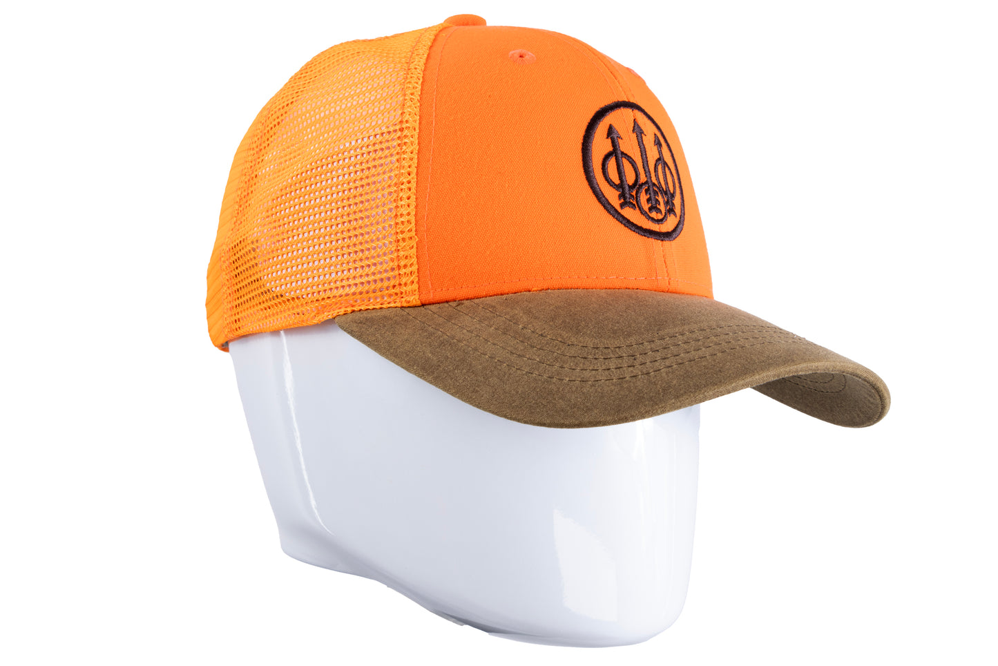 BERETTA HATS | UPLAND TRUCKER - TOBACCO & BLAZE ORANGE