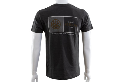 BERETTA HEATHER CHARCOAL LEGACY FLANK T-SHIRT - SMALL