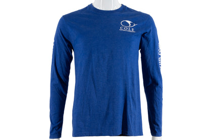 COLE T-SHIRT HEATHER BLUE LONG SLEEVE