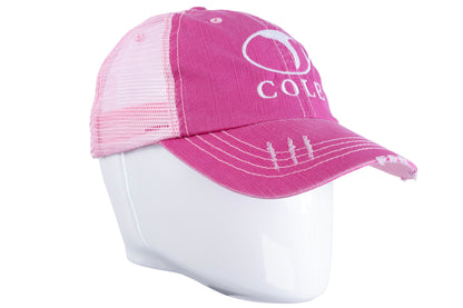 COLE HATS |  COLE HAT FRAYED - PINK